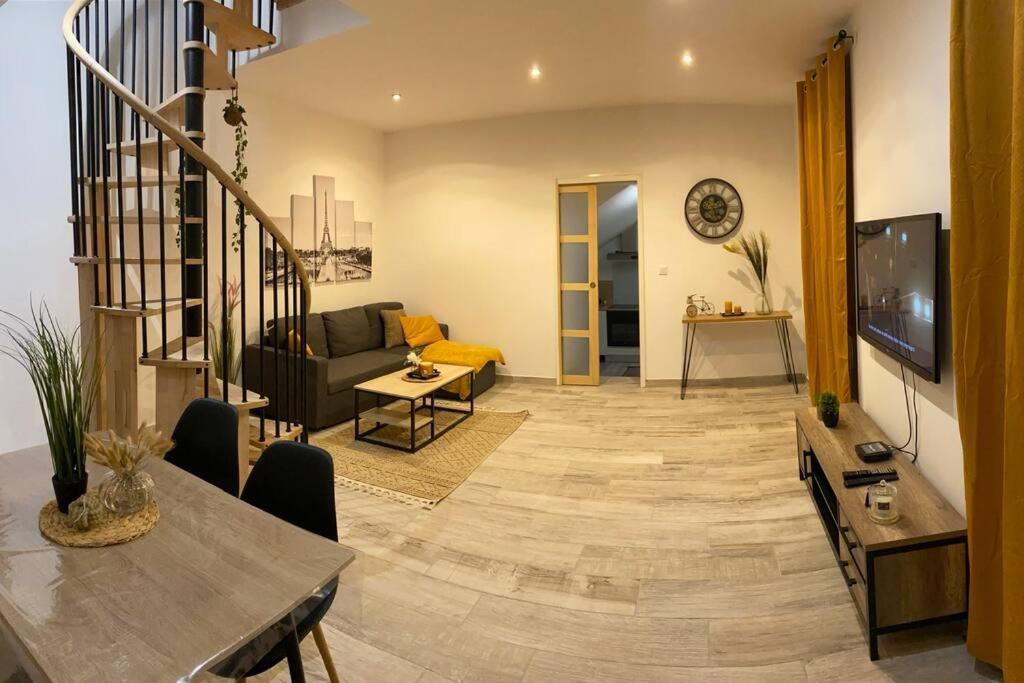 索恩河畔沙隆Le Duplex De Paris公寓 外观 照片